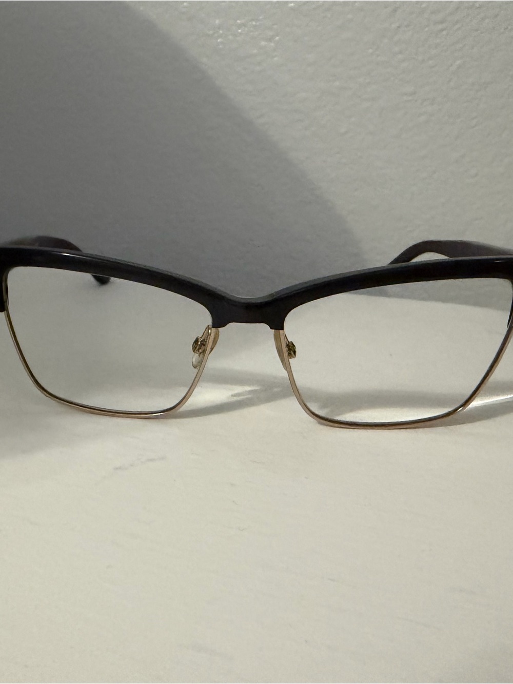 Tom Ford Brown Wood-Effect Sunglass Temples with Gold Logo
